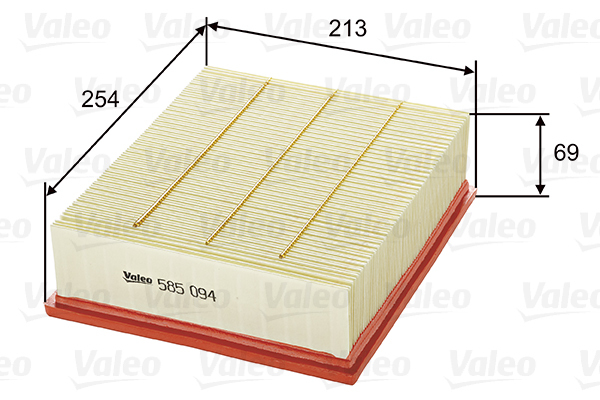 Vzduchový filter VALEO
