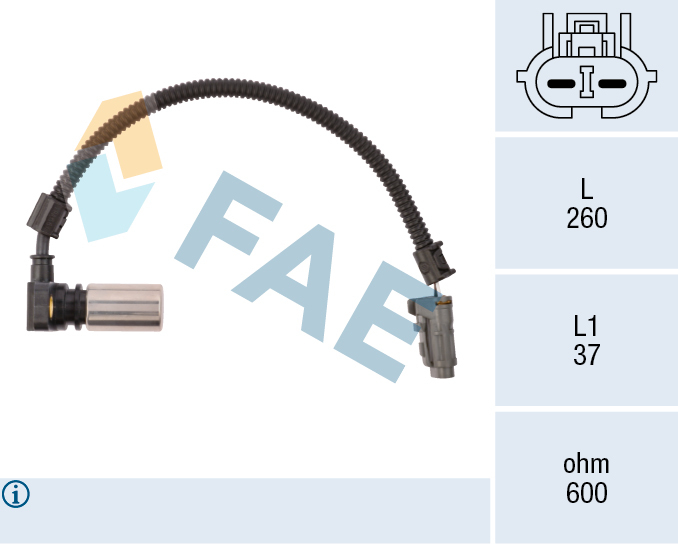 Snímač otáčok, automatická prevodovka FAE