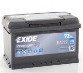 Exide Premium 12V 72Ah 720A EA722