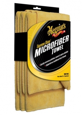 Meguiars Supreme Shine Microfiber Towel (3 ks) - Mikrovláknové utierky 