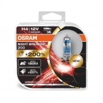 OSRAM NIGHT BREAKER LASER +200% H4 P43T 12V 60/55W ...