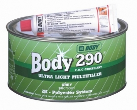 HB BODY 290 ultralight - odľahčený tmel šedý 1L